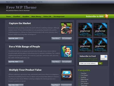 iPad Web Free WordPress Theme