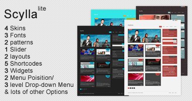 free wordpress theme Scylla Lite