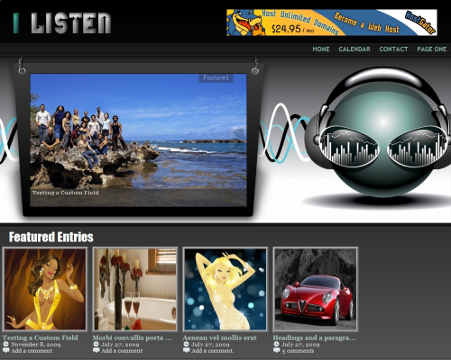 free wordpress theme I Listen