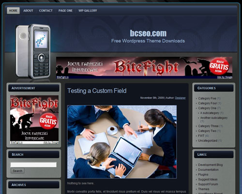 Free WordPress Theme – Goji Berry Theme