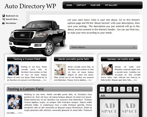 free wordpress theme AutoDirectory WP