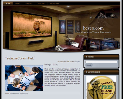 free wordpress theme WP Home Theater 3