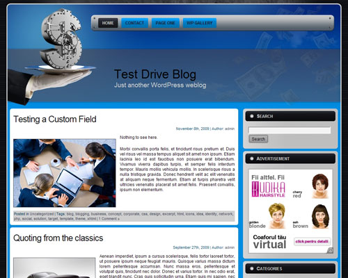 free wordpress theme Finance Security