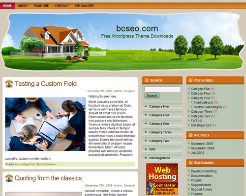 Healthy Food WordPress Theme