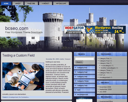 free wordpress theme Travel WP Theme 3