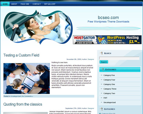 free wordpress theme WordPress Ladies Fitness 3