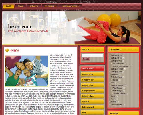 free wordpress theme WordPress Ladies Fitness 5