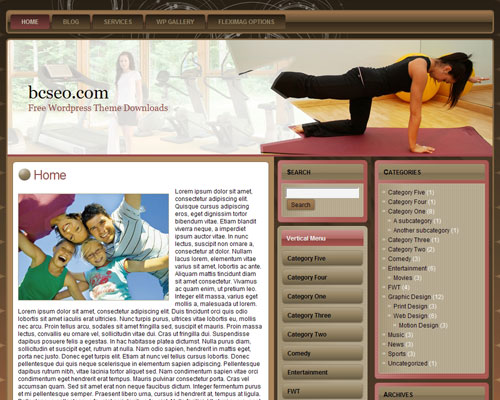 WordPress Ladies Fitness 6