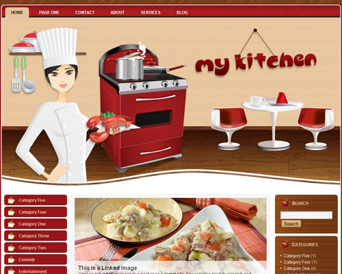 free wordpress theme My Kitchen