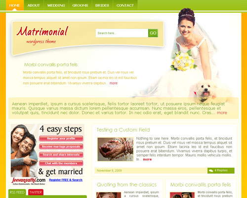 Matrimonial WP Theme